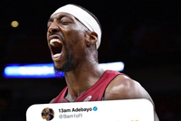 阿德巴约10年前在科比退役战后更推：我一直都是他的粉丝