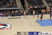 还是百分百~杨瀚森末节再登场 前场板补篮再进！13中13了！