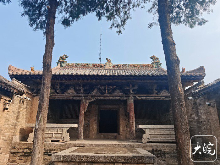 　2026年3月9日，大皖新闻记者实拍夏禹神祠正殿。