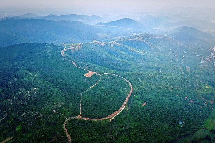 “皖北川藏线”航拍图。烈山区委宣传部供图