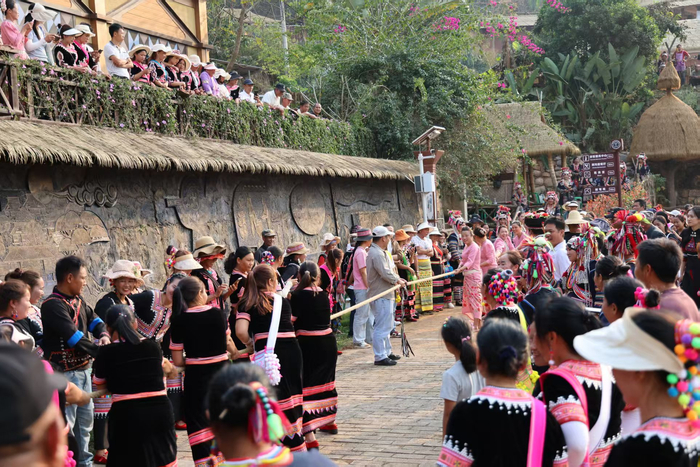 图为：拉嘎村妇女节活动现场（资料图，2026年3月8日摄）