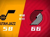 杨瀚森未出战 开拓者半场66-58领先爵士 亨德森18分 朱哥16分3助