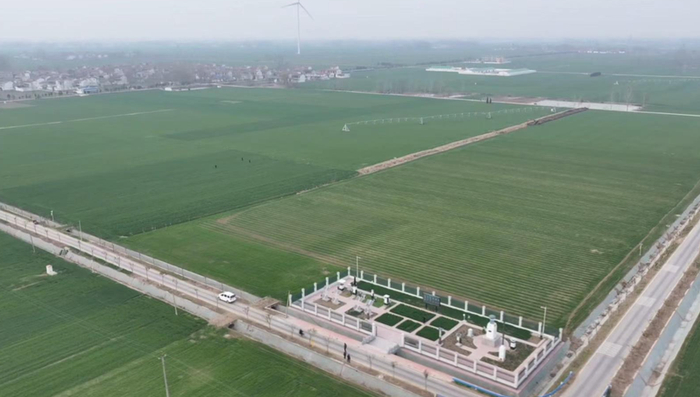 河南省周口市郸城县胡集乡的高标准农田。资料图/新华社发