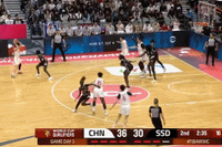 破荒！张茹中路突破上篮得手 拿到个人本届赛事首分