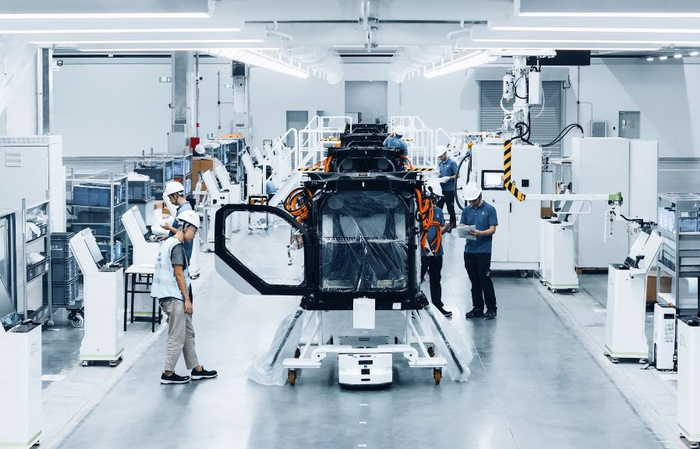 汇天量产工厂，企业供图