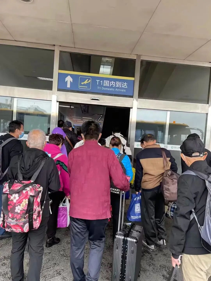 冬天的海口机场。图 / 讲述者提供