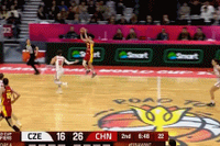 很潇洒！陈玉婕转身送助攻 韩旭接球轻松放进