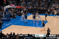 最强的矛打破最硬的盾！SGA迎着戈贝尔上进 雷霆开局打出9-0！