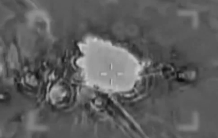 △以军发布的行动画面