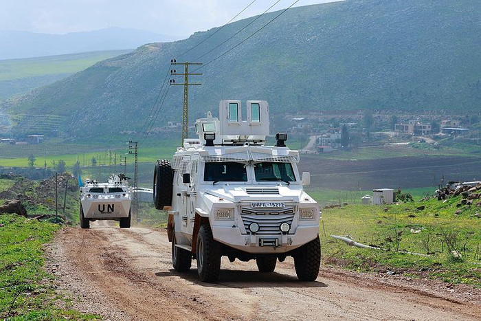 △联黎部队巡逻（资料图）