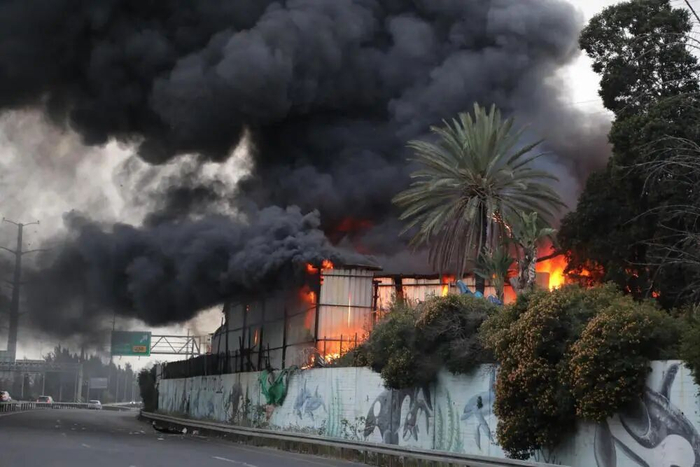 3月13日，在以色列中部城市霍隆，遭伊朗导弹袭击的一处地点冒出滚滚浓烟。新华社发（吉德翁·马科维奇摄/基尼图片社）
