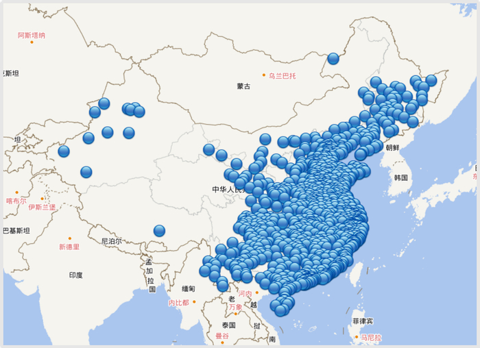 国内焚烧厂分布，图源：前瞻经济学人