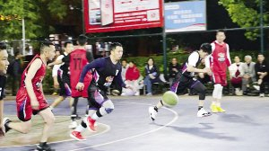 禄劝“村BA”篮球联赛激情开打。禄劝县教育体育局供图
