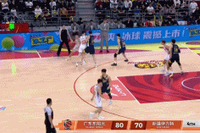 不下继续打！崔永熙扑倒伊力福拉提送三分犯规 个人第四次