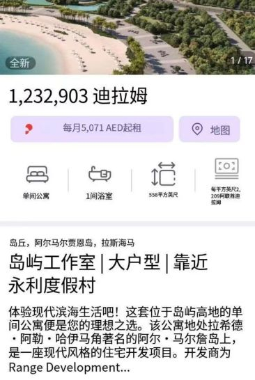 部分在售房源（App截图翻译后）&nbsp;来源：property monitor
