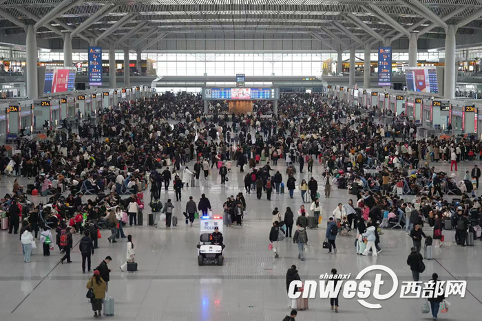 2026春运陕西铁路发送人数创历史同期新高