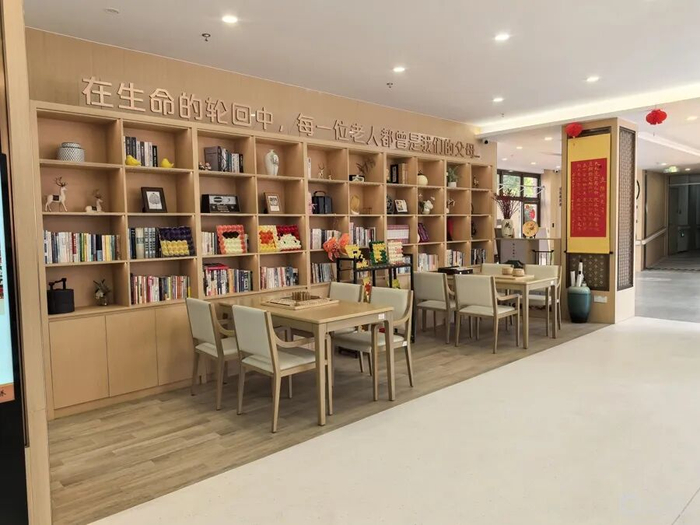 逸仙虹福养老院的公共区域。周楠 摄