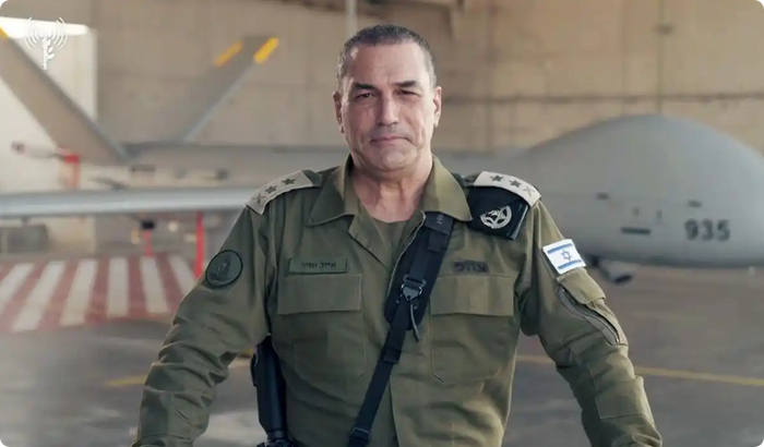△以色列国防军总参谋长扎米尔（资料图）