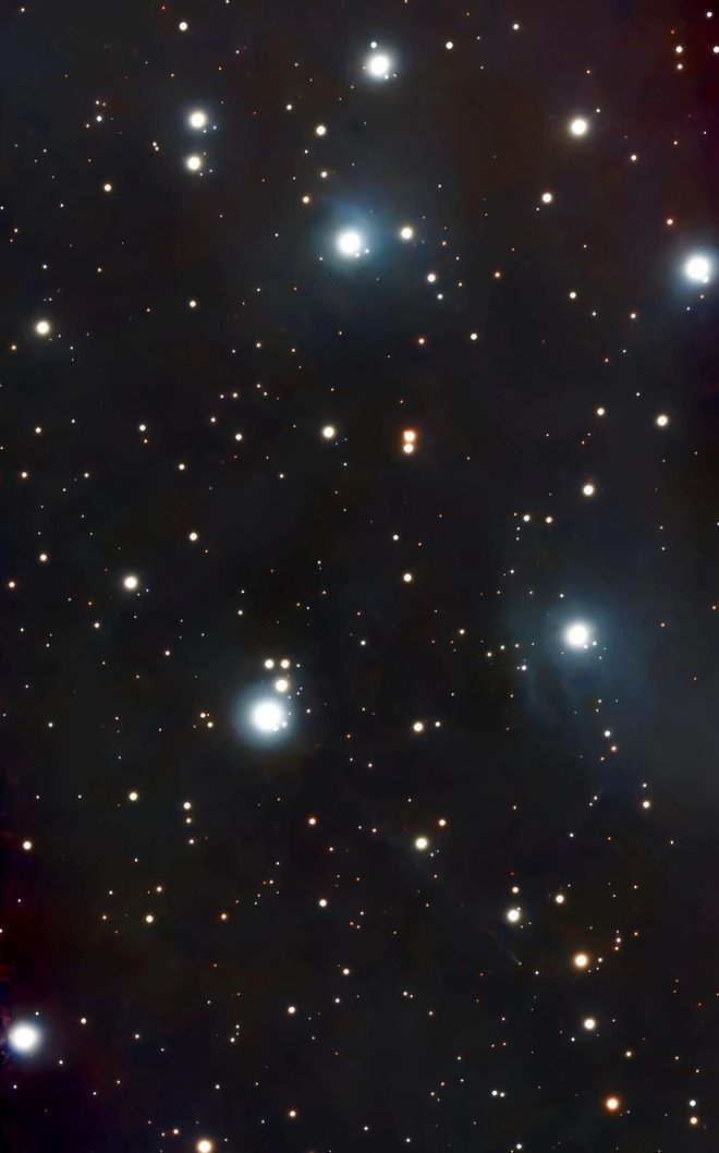 　　这是2026年1月13日在北京市使用智能天文望远镜拍摄的昴星团。新华社记者邢广利 摄