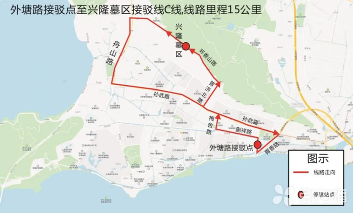 接驳专线示意图。苏州公交供图