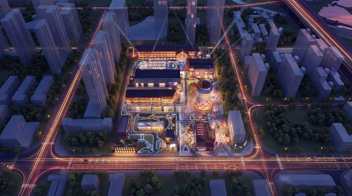 南京路262号地块改造效果图。青岛能源集团供图