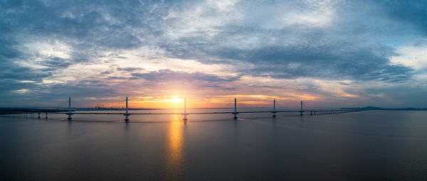 嘉绍大桥全景 图源：视觉中国