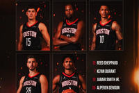 立竿见影！火箭今日首发五虎同场9分钟 攻防俱佳&amp;净效率+20