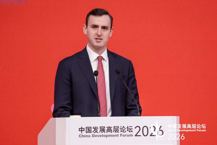 3月22日，国际货币基金组织第一副总裁丹·卡茨在中国发展高层论坛2026年年会上发言。