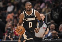 笑容逐渐消失！库明加半场12分6秒4中0 出现2失误&amp;正负值-10