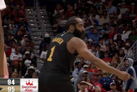 奋起反击！哈登内外开花独得11分 率队轰13-0追到1分打停鹈鹕