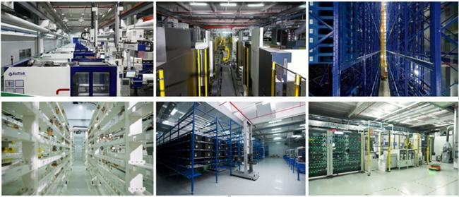 图说：三诺智慧声谷全链条、全流程的智能生产体系，为全球客户提供端到端的AI+智造服务