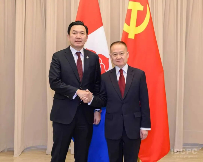 刘海星会见蒙古人民党代表团_手机新浪网