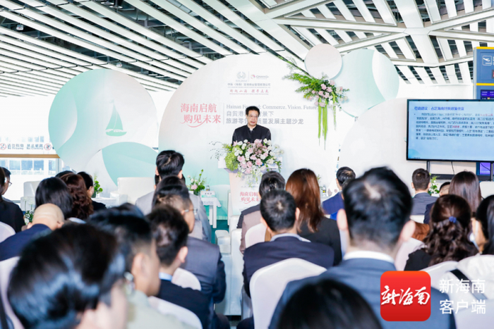 中国商业经济学会副会长，自由贸易港（区）专委会会长宋向清。活动主办方供图