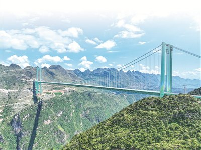 贵州花江峡谷大桥。 新华社记者 欧东衢 摄
