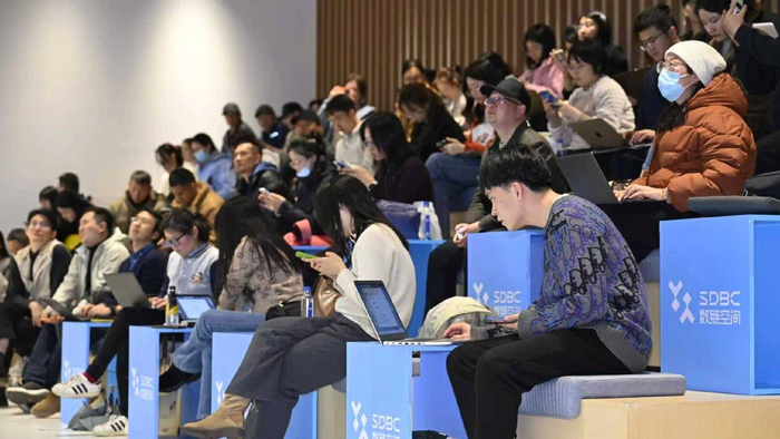 超级创业者在原力社区参加讲座活动。受访者供图