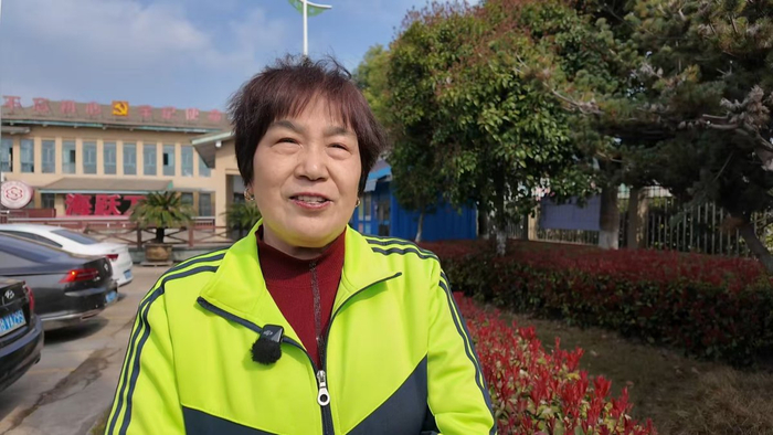 沈兰珍接受采访