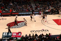 尴尬了！杨瀚森刚上场2分钟 开拓者被篮网打了个10-0