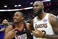 马克西：和詹姆斯训练时他总是比我早到 只要上场比赛就想打爆他