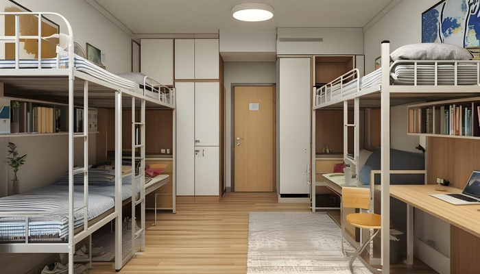 ▲（资料图）近年来有许多改造而来的“新八人寝”出现