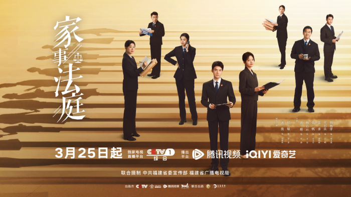  电视剧《家事法庭》海报。