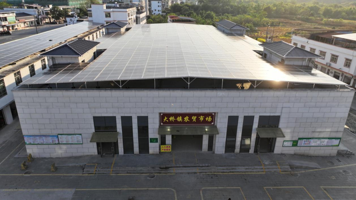 大桥镇干净整洁农贸市场
