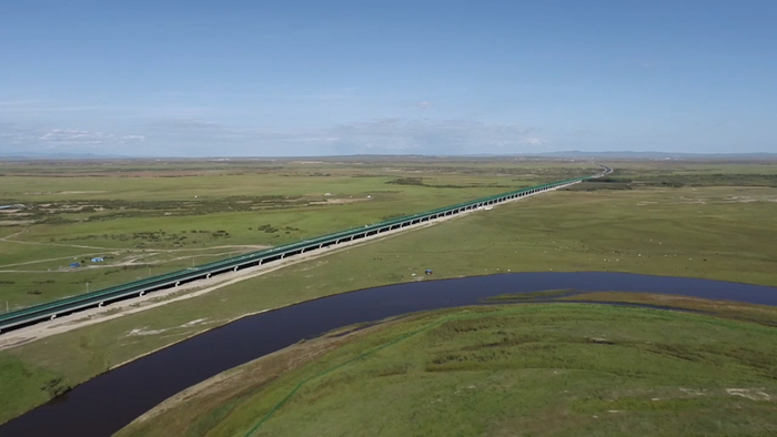 　G10绥满高速海拉尔至满洲里段（资料图）。