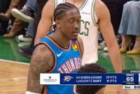 得分比多特少呢！杰伦威造杀伤 SGA17分&多特11分 双探花各12分