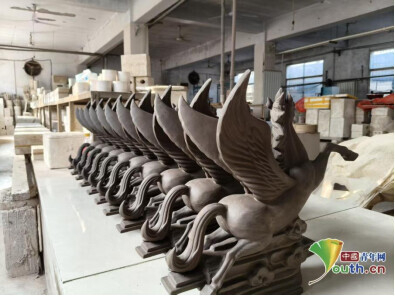 坪山钧窑内的瓷器坯体。中国青年网见习记者王煜鑫 摄