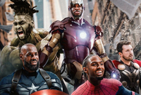 大片！马克西的复仇者联盟：自己蜘蛛侠 老詹美队 斯图尔特绿巨人