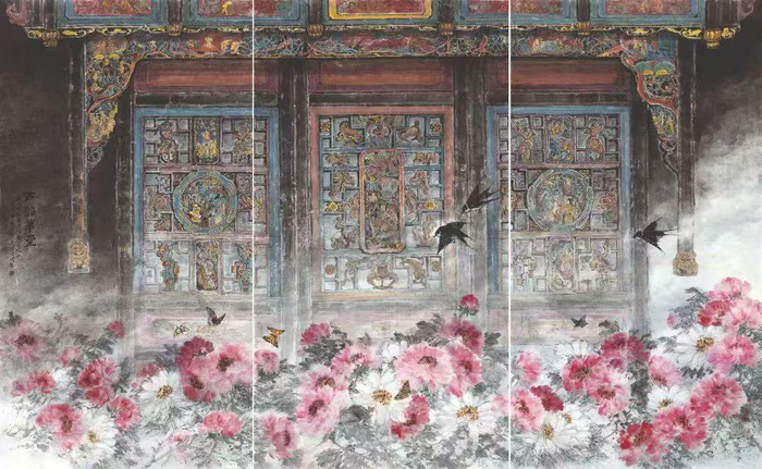 陈志才作品《古韵华堂》