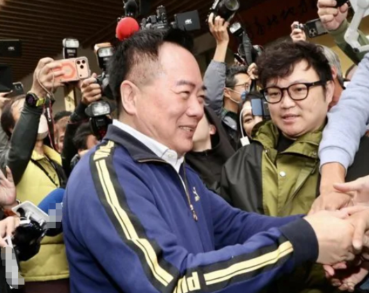 蔡正元今日入监服刑。 图片来源：台媒截图