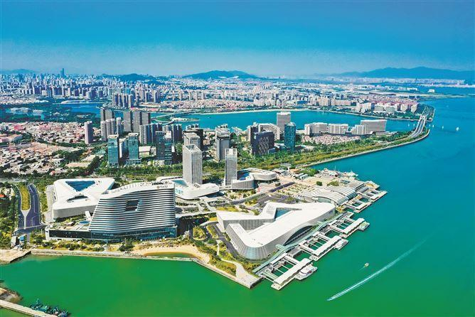 　　五通客运码头为厦金航线而建。（资料图/记者 黄嵘 摄）