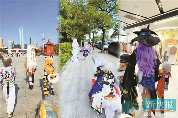 ■节假日及漫展举行时，Coser无笙有时会带孩子一起Cosplay同一IP下的角色，这些道具和服装都是她自己制作的。
