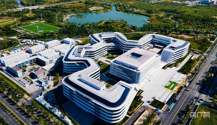 中国星网雄安总部俯瞰图（央广网发  雄安新区宣传网信局供图）